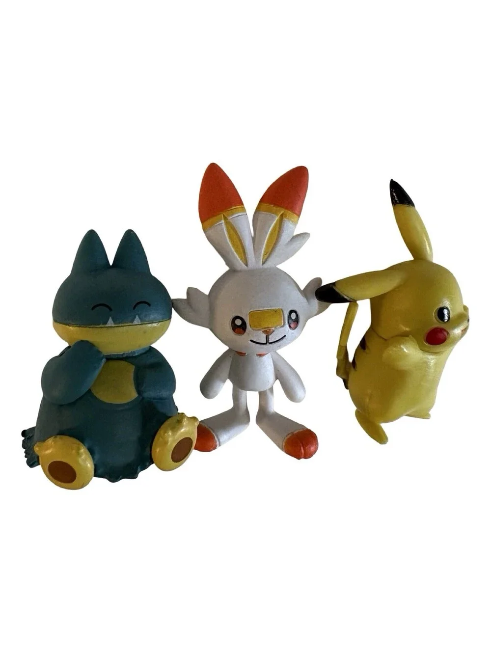 Pokemon Toys Lot of 3 Pikachu Mini Figures Nintendo